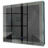 Specchio LED Quadrato | Pulsante touch | Luce bianca neutra - Reyze Serie Simetria Modello 5